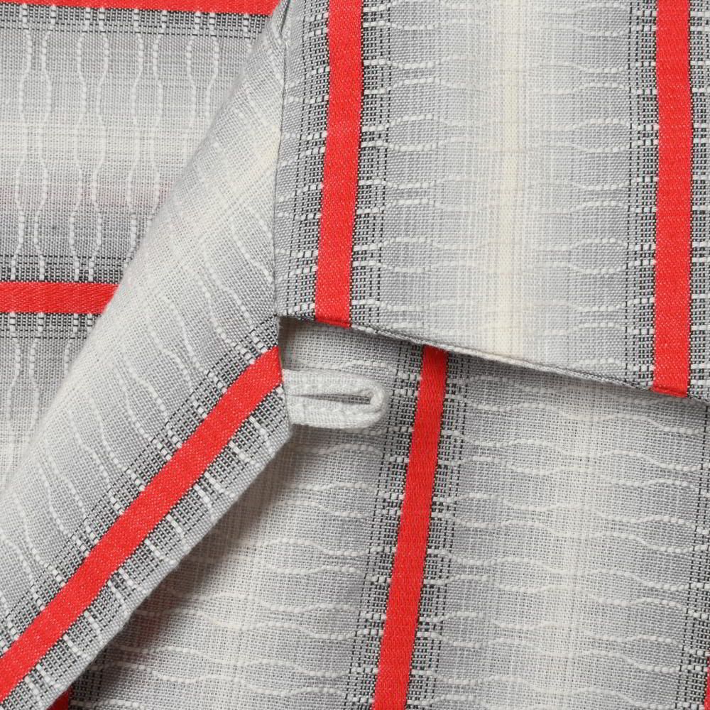 COOTIE ストライプ コットン オープンカラーシャツ - メルカリ