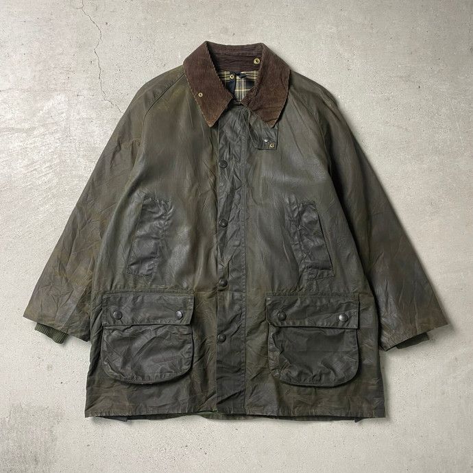 96年製 英国製 Barbour BEDALE バブアー ビデイル オイルドジャケット C42 メンズXL相当