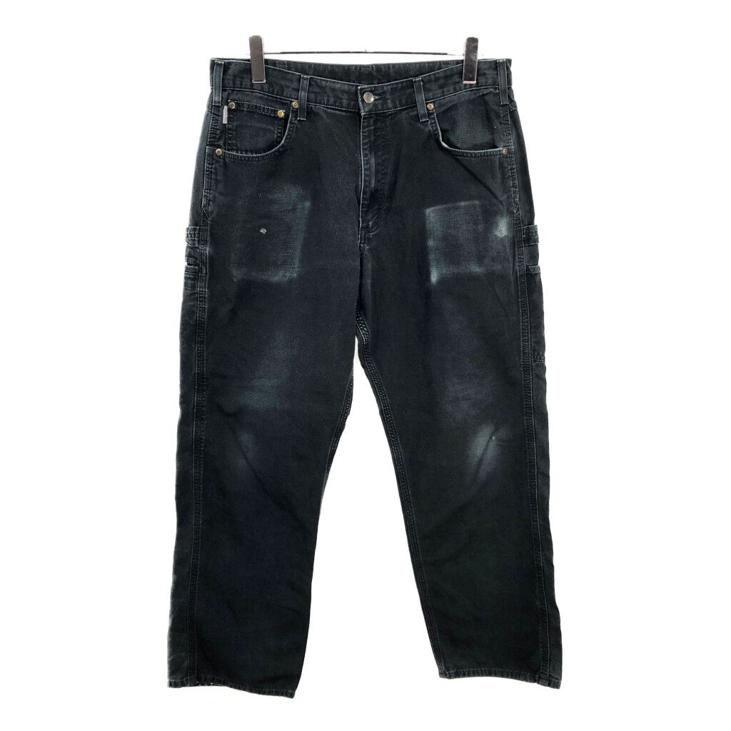Carhartt カーハート ダック ペインターパンツ ブラック メンズ W36 L32 古着 V6399