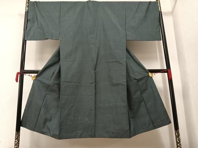 平和屋着物○男性 本場大島紬 アンサンブル 100亀甲 総詰め 正絹 逸品