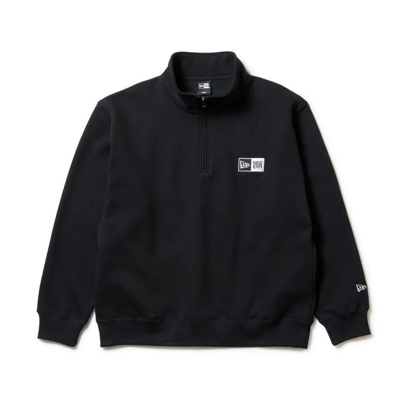 新品 ニューエラ NEWERA 正規品 長袖 スウェット ハーフジップ 裏起毛