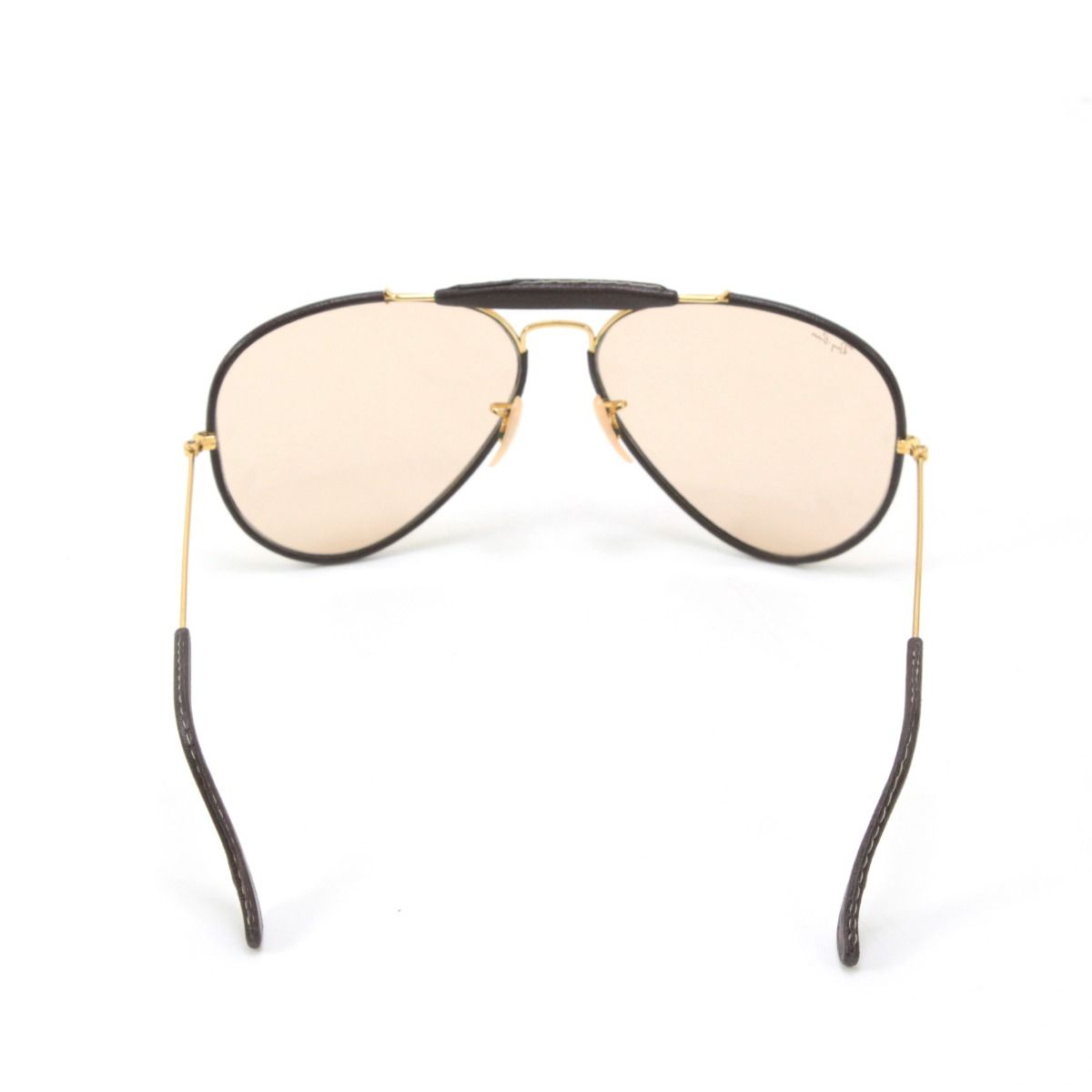 美品　Ray-Ban ヴィンテージ　サングラス ブラウンレンズボシュロム 革巻き Ray-Ban ヴィンテージサングラス ブラウンレンズボシュロム 革巻き