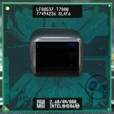 激安アウトレット通販 SLAF6 T7800 Duo 2 Core Intel 2C P Socket 35W 4MB 2.6GHz PCパーツ