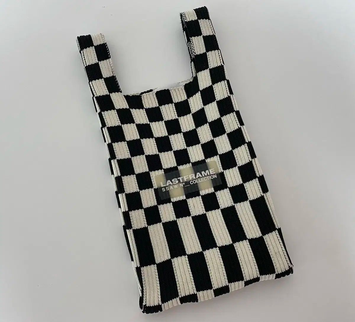 ラストフレーム CHECK ニットバッグ DECORATOM_COM_BR
