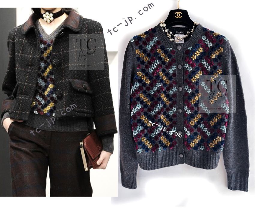 美品　CHANEL シャネル　ケイトモス　カシミヤ　ジャケット　カーディガン 楽天市場】【アパレル】CHANEL シャネル レディース 長袖 ニット