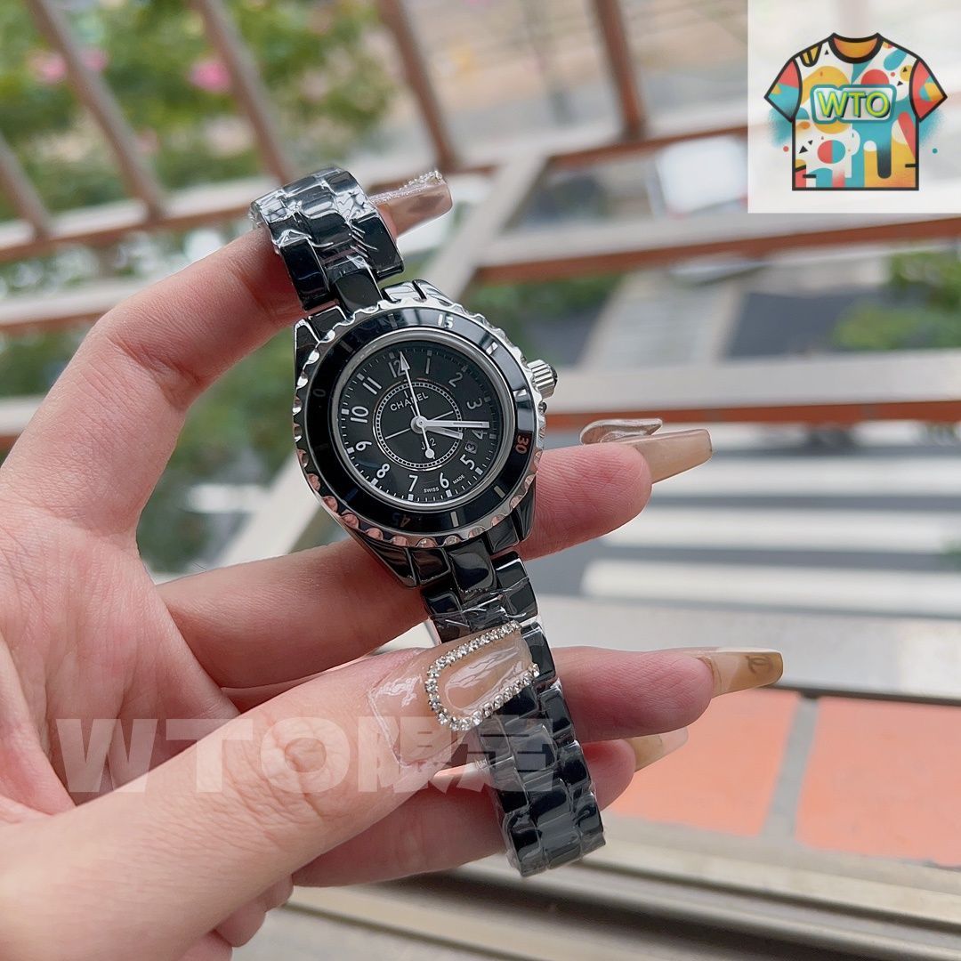 Chanel] J12 クオーツレディースウォッチ - 専用ケース・カード