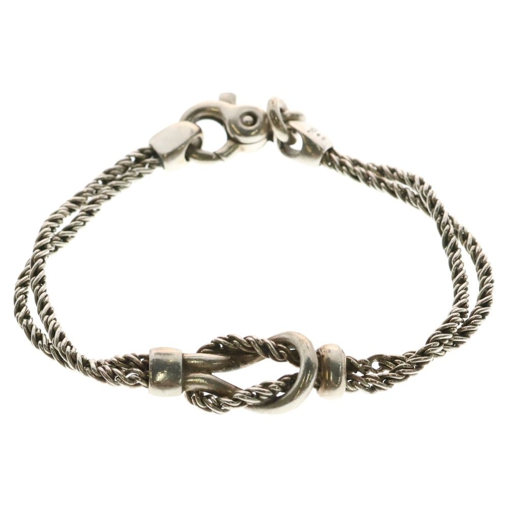 TIFFANY&Co (ティファニー) センターノット ダブルロープ ブレスレット