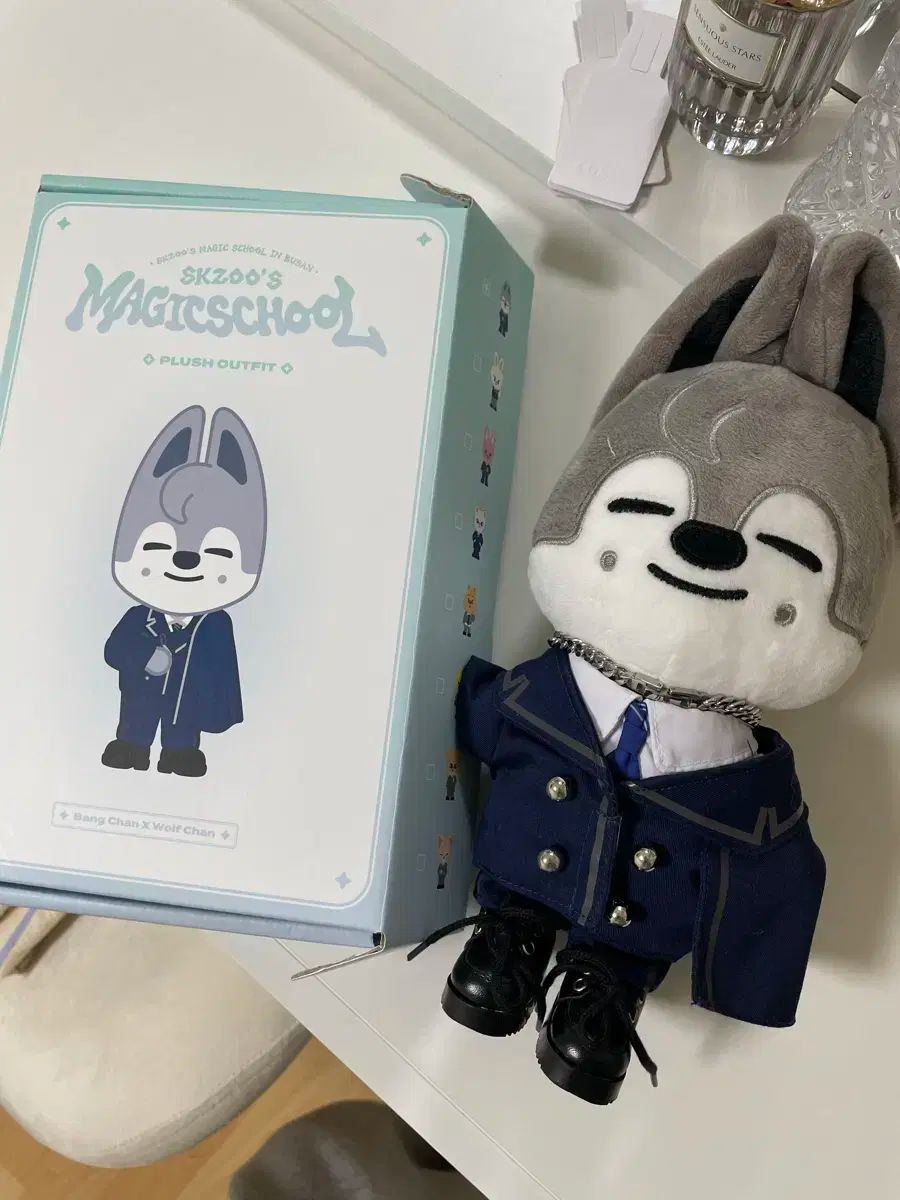 Stray Kids ストレイキッズ スキズ SKZ バンチャン BANG CHAN Wolf Chan オリジナル 人形 ぬいぐるみ ぬい マジックスクール OUTFIT まとめ売り