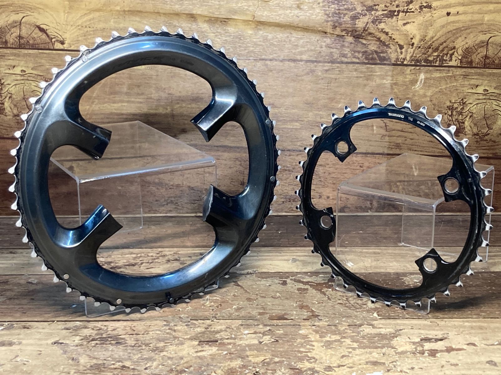 IE060 シマノ SHIMANO デュラエース DURA-ACE FC-R9100用 チェーンリング 53/39T 2×11S ※歯の消耗大 -  メルカリ