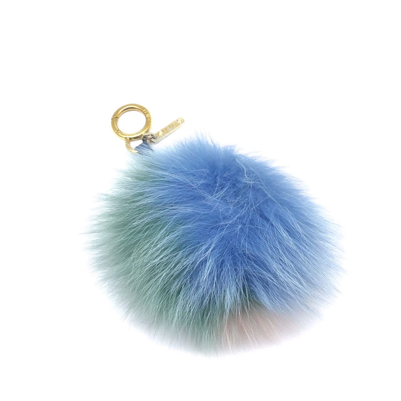 ポンポンチャーム ブラウン | Fendi