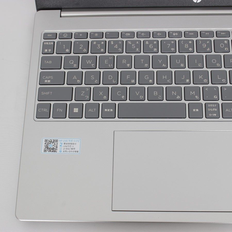 美品】HP 15 Ryzen 5 7530U 15-fc0003AU ナチュラルシルバー