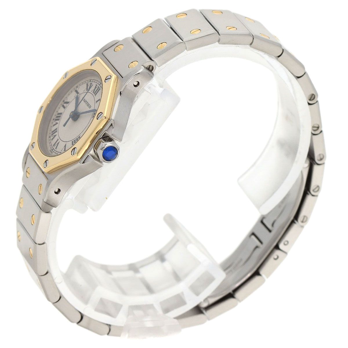 CARTIER カルティエ 187903 サントス オクタゴンSM 腕時計 SS SSxK18YG  