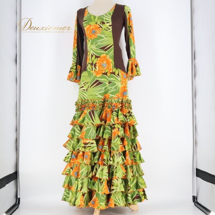 フラメンコ 衣装 トップス ファルダ スカート ブラウス