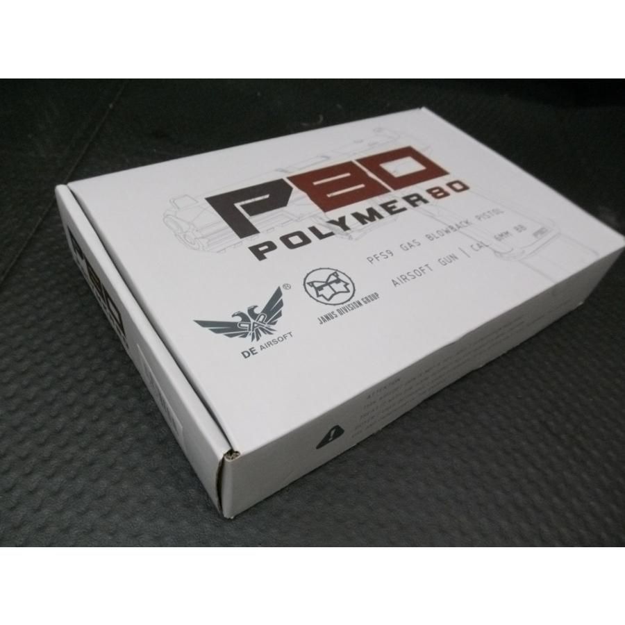 中古美品 JDG ガスブローバック ハンドガン P80 POLYMER80 グロック