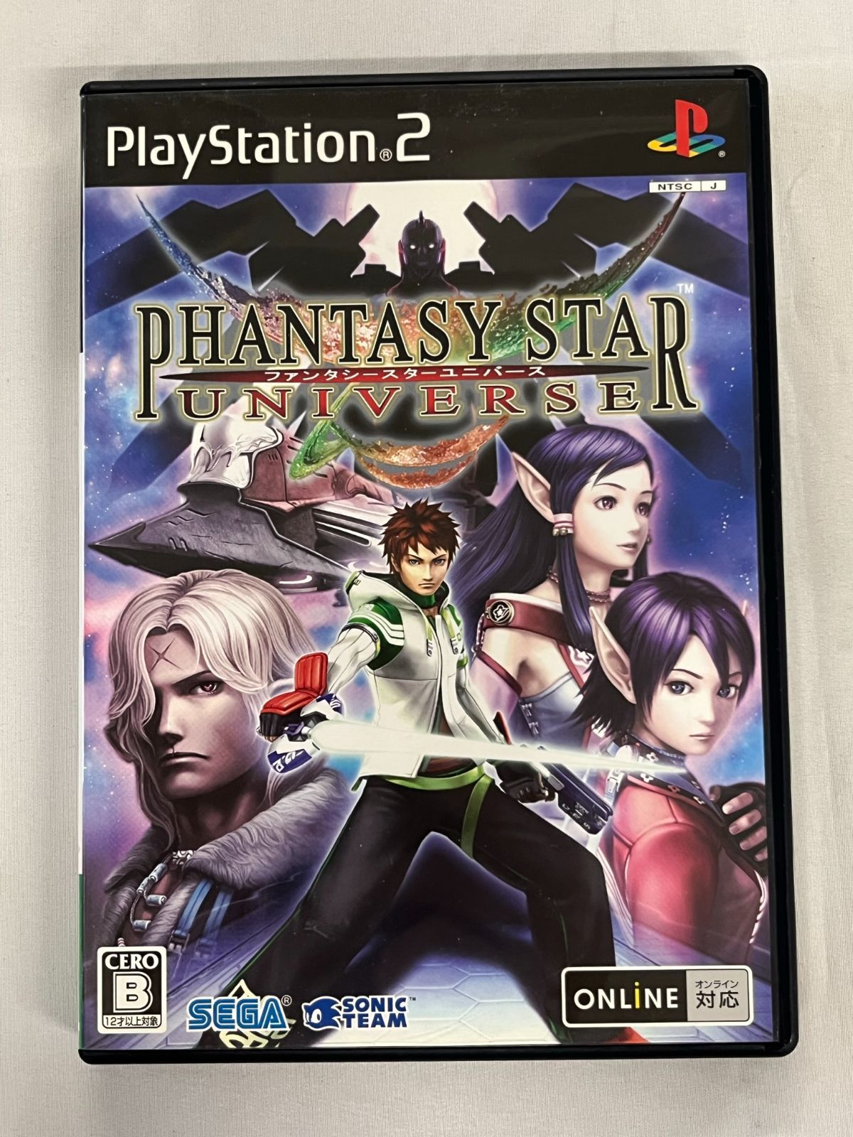 PS2 playStation2　プレイステーション2　ファンタシースターユニバース Phantasy Star Universe　解説書付き　 中古プレステ２ソフト　　【D13
