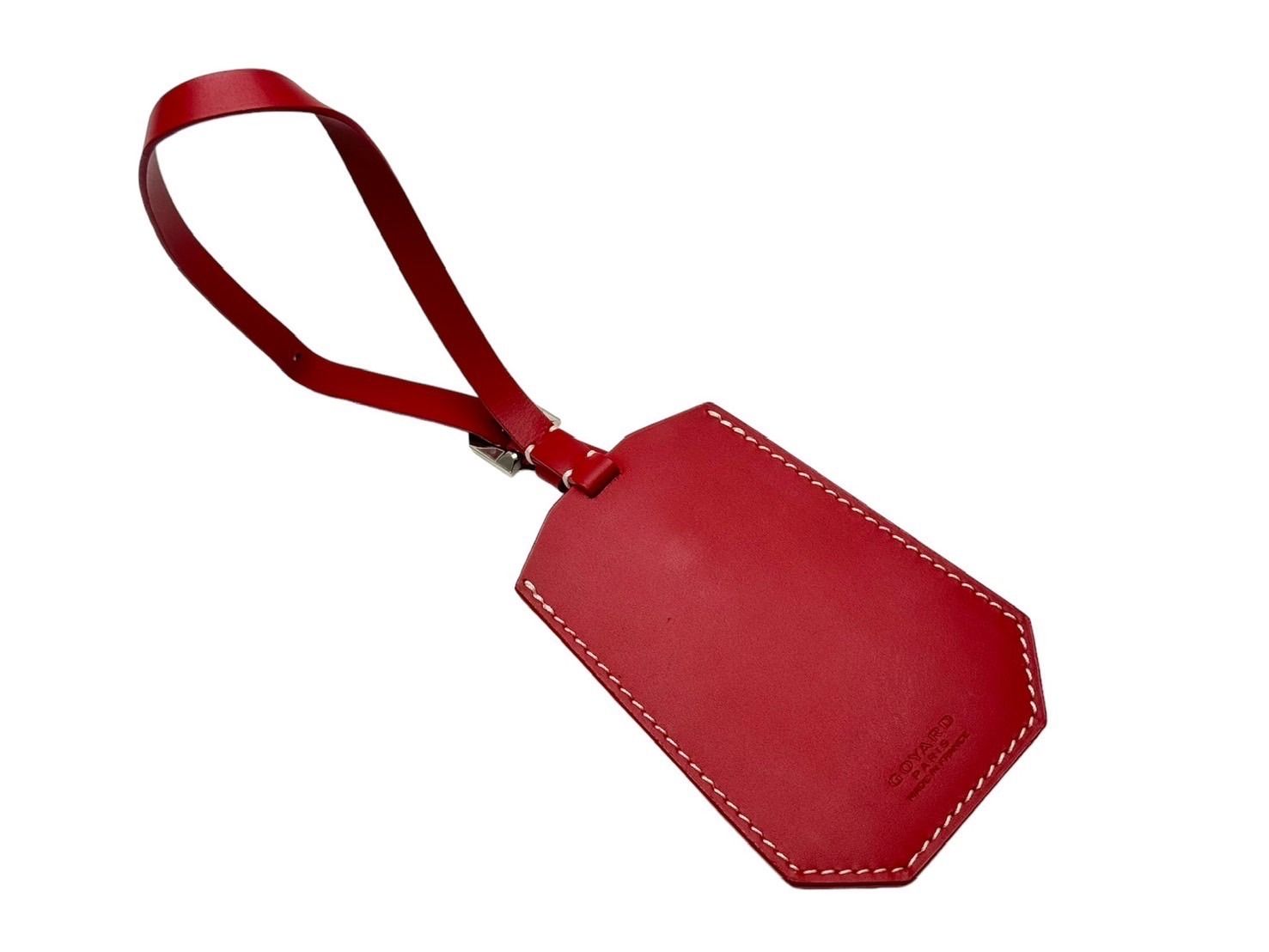 GOYARD ゴヤール ネームタグ バッグチャーム 名札 イニシャル入り  