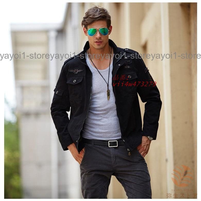 春秋冬 メンズジャケット 大きいサイズ メンズコート ミリタリージャケット メンズ ジャンパー防風 アウター ブルゾン カジュアル30代40代50代60代 vii4w473279 KANDAIZUMI_COM