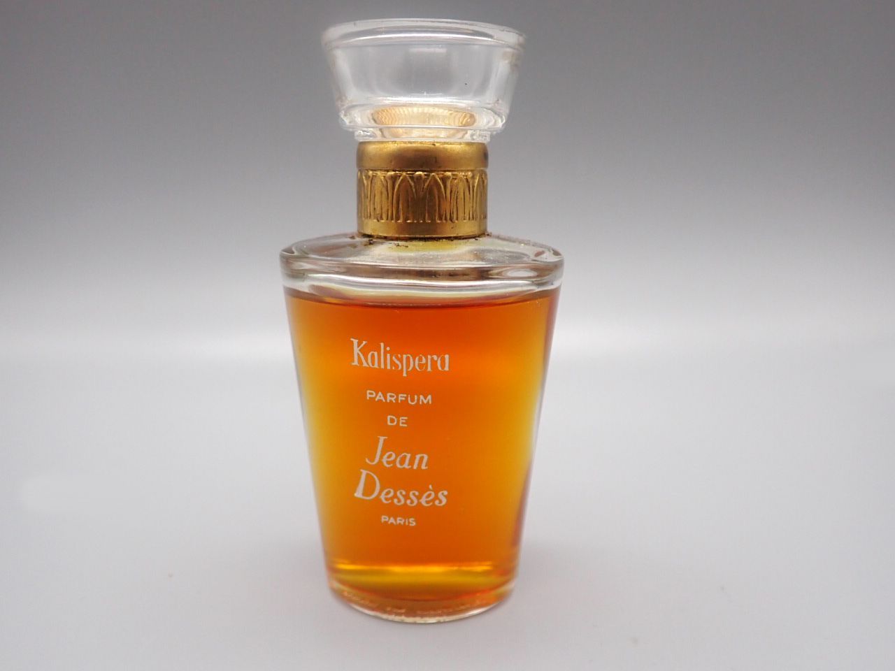 【VINTAGE】kalispera jean desses parfum 1962 1FL oz bottle-0