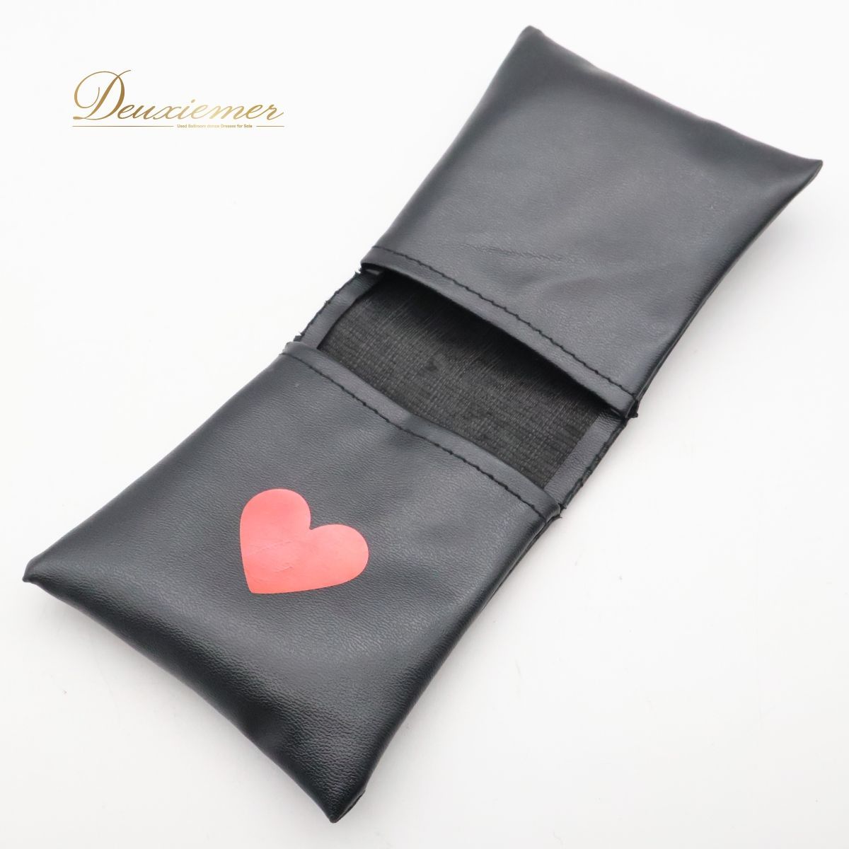 【フラメンコ用小道具】ブラック パリージョ カスタネット ケース付き レッド HERNANDES パリージョ カスタネット 収納袋付き HERNANDEZ カスタ