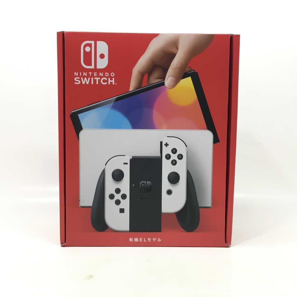 01w-0077 〇 未使用品 Nintendo Switch本体 有機ELモデル Joy-Con(L/R)ホワイト ニンテンドースイッチ【中古品】  - メルカリ