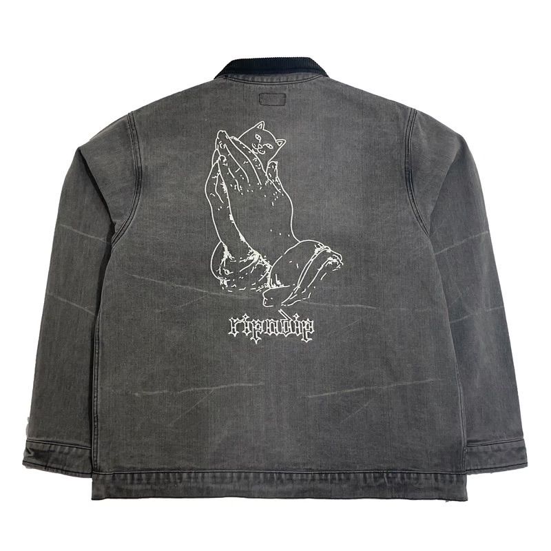 新品】リップンディップ RIPNDIP Los Feliz Denim Work Jacket ...