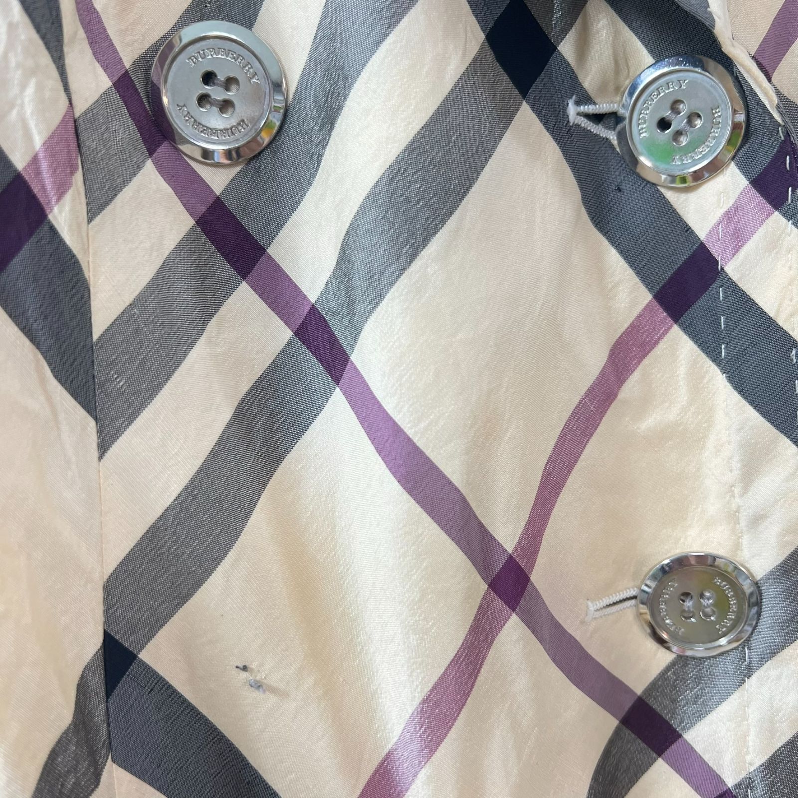 シルク混 バーバリーロンドン