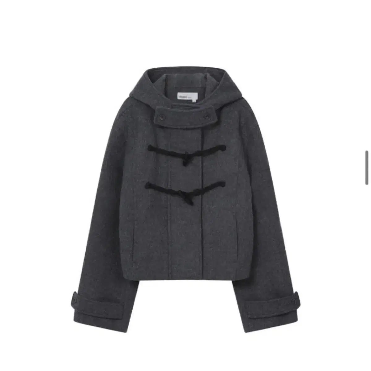 ミセキソウル ダッフル フーディー ショートコート Duffle hoodie short coat