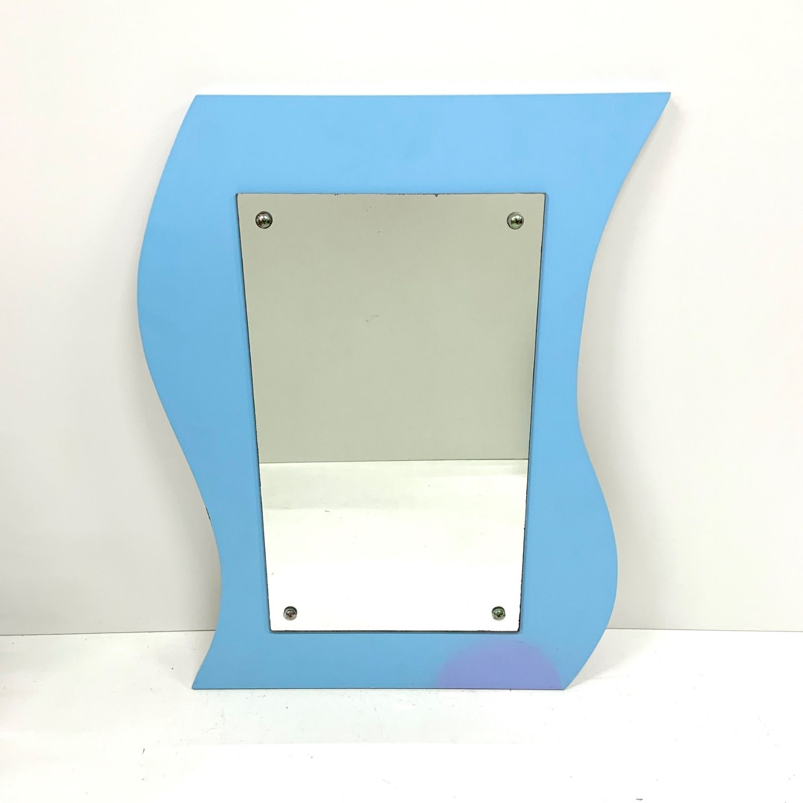 Vintage Wiggle mirror space age post modern  ヴィンテージ　ポストモダン　スペースエイジ　ミラー　鏡