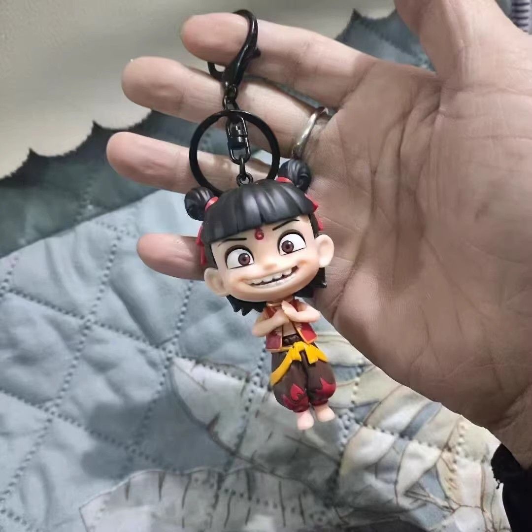 人気商品ナタ2 魔童鬧海 ナタ敖丙 キーホルダー フィギュア ナタ