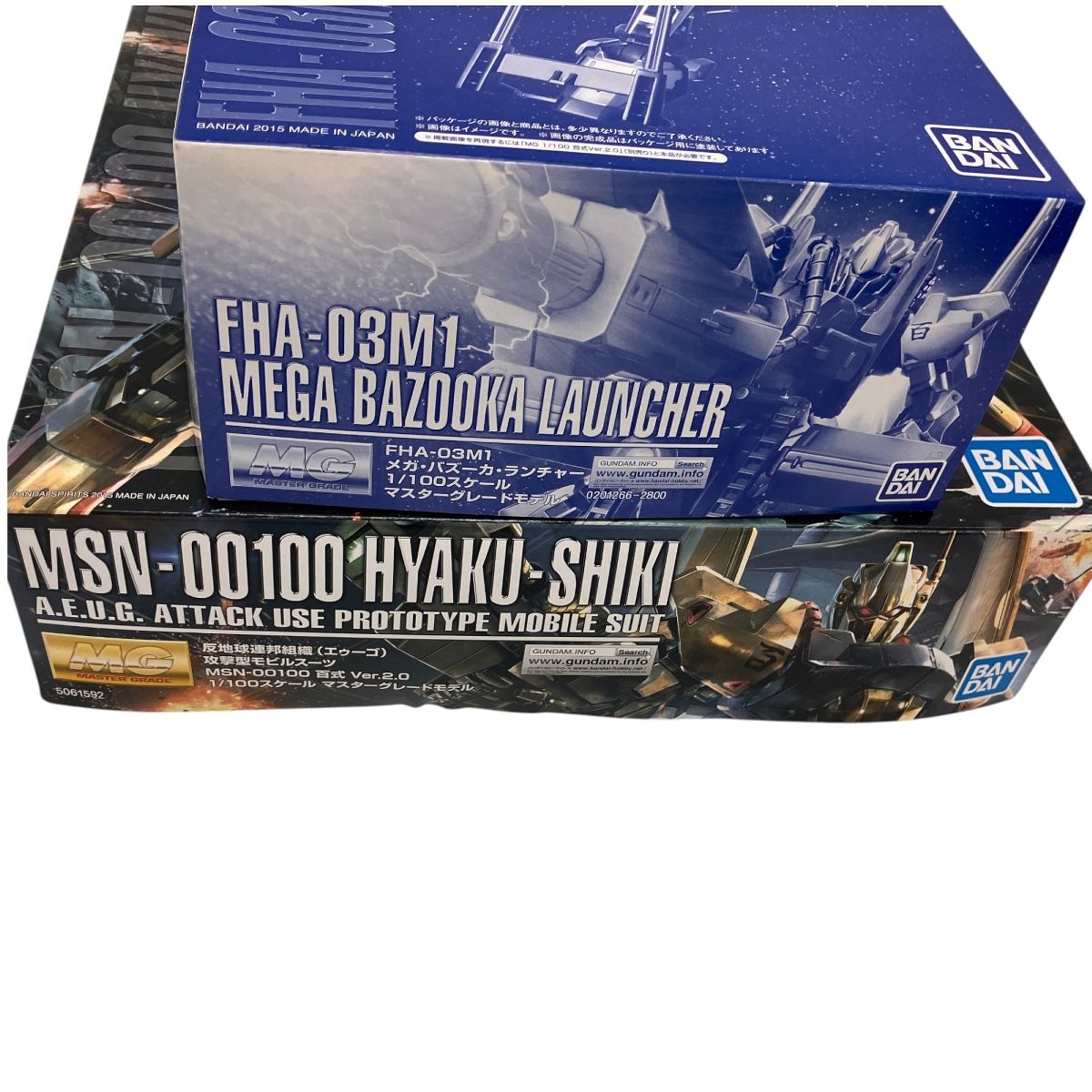 FHA-03M1 メガバズーカランチャー 1/100MG百式用 レビュー】バンダイ 魂ウェブ商店 ROBOT魂 〈SIDE MS〉 FHA-03M1