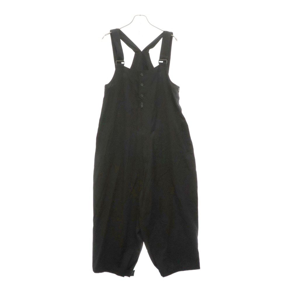 Yohji Yamamoto POUR HOMME (ヨウジヤマモト プールオム) 21SS Gabardine Overalls ギャバジンオーバーオール ブラック HX-D02-100