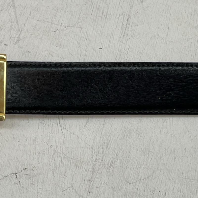 CELINE セリーヌ マカダム バックル レザーベルト CELINE セリーヌ ベルト・バックル トリオンフ マカダム レザー