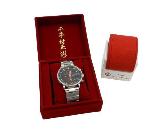 【未使用】Fate/Grand Order × SEIKO サーヴァントウォッチ 千子村正 腕時計 箱・スタンド付 (044)