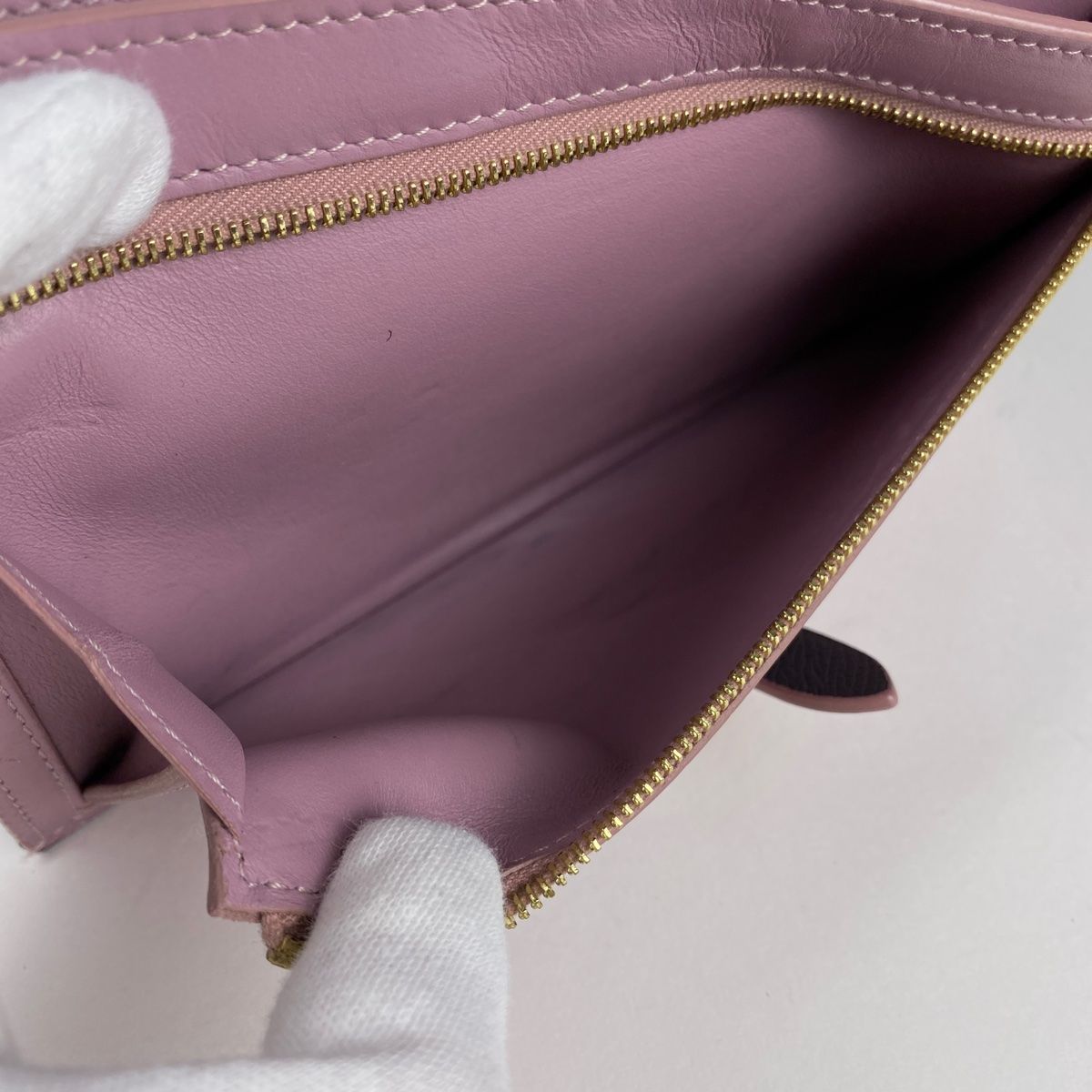 CELINE 二つ折り財布 ピンク/パープル ユニセックス パープル（紫）系