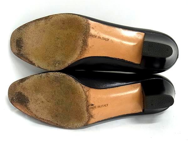 □美品□ Salvatore Ferragamo フェラガモ レザー ヒール