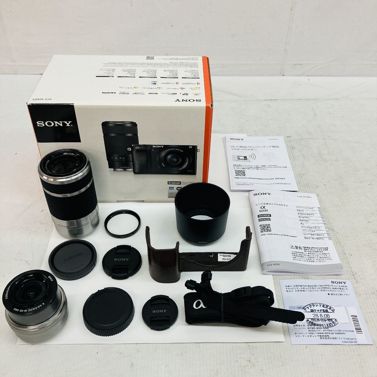 SONY α6000 ILCE-6000 ミラーレス 一眼 SELP1650 SEL55210