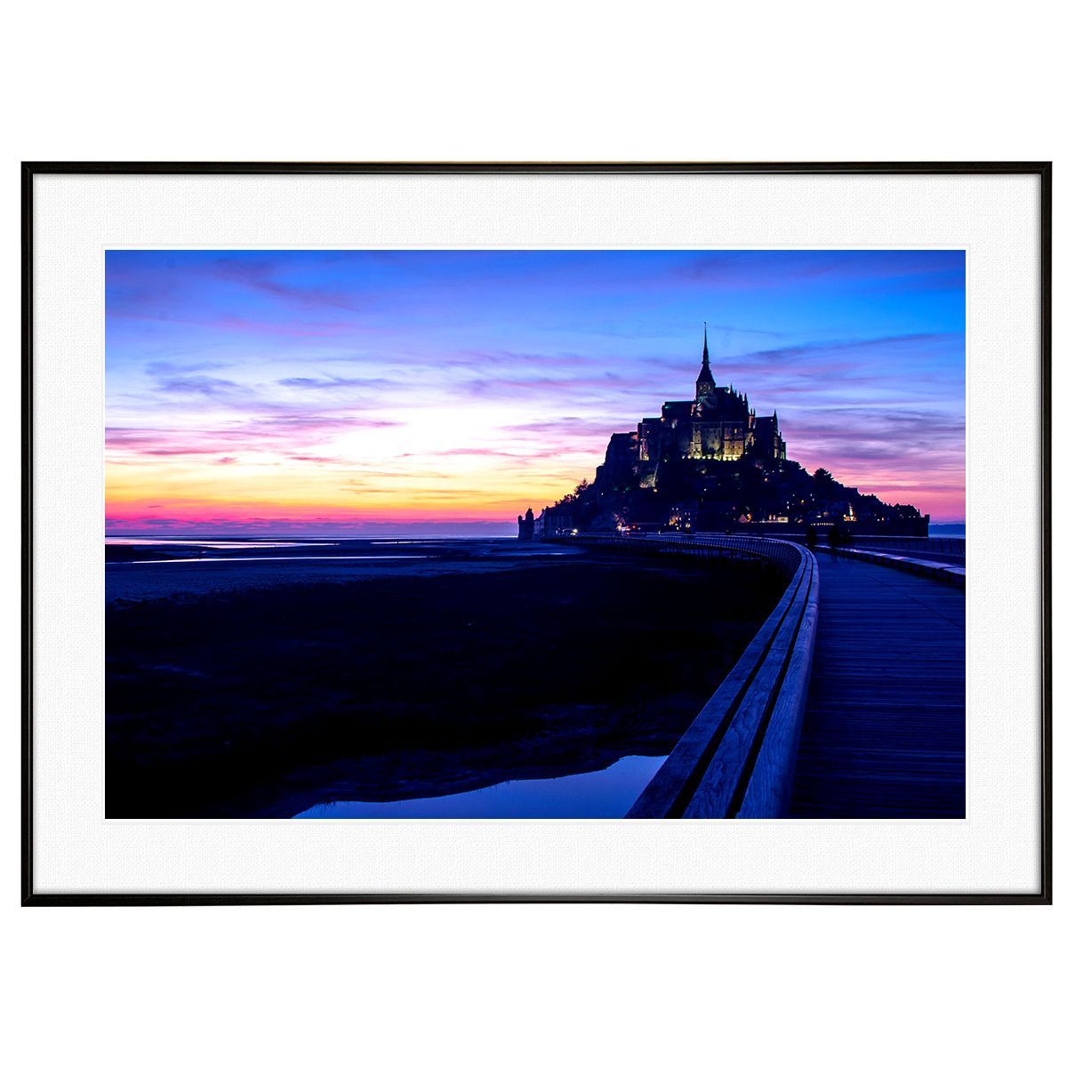 特別額装品/ポスター/モン サン ミシェル 特別額装品/ポスター/モン サン ミシェル フランス写真 モン・サン