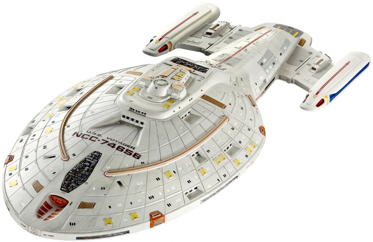 ドイツレベル スタートレック 1/670 NCC-74656 U.S.S ヴォイジャー プラスチックモデルキット GR04801
