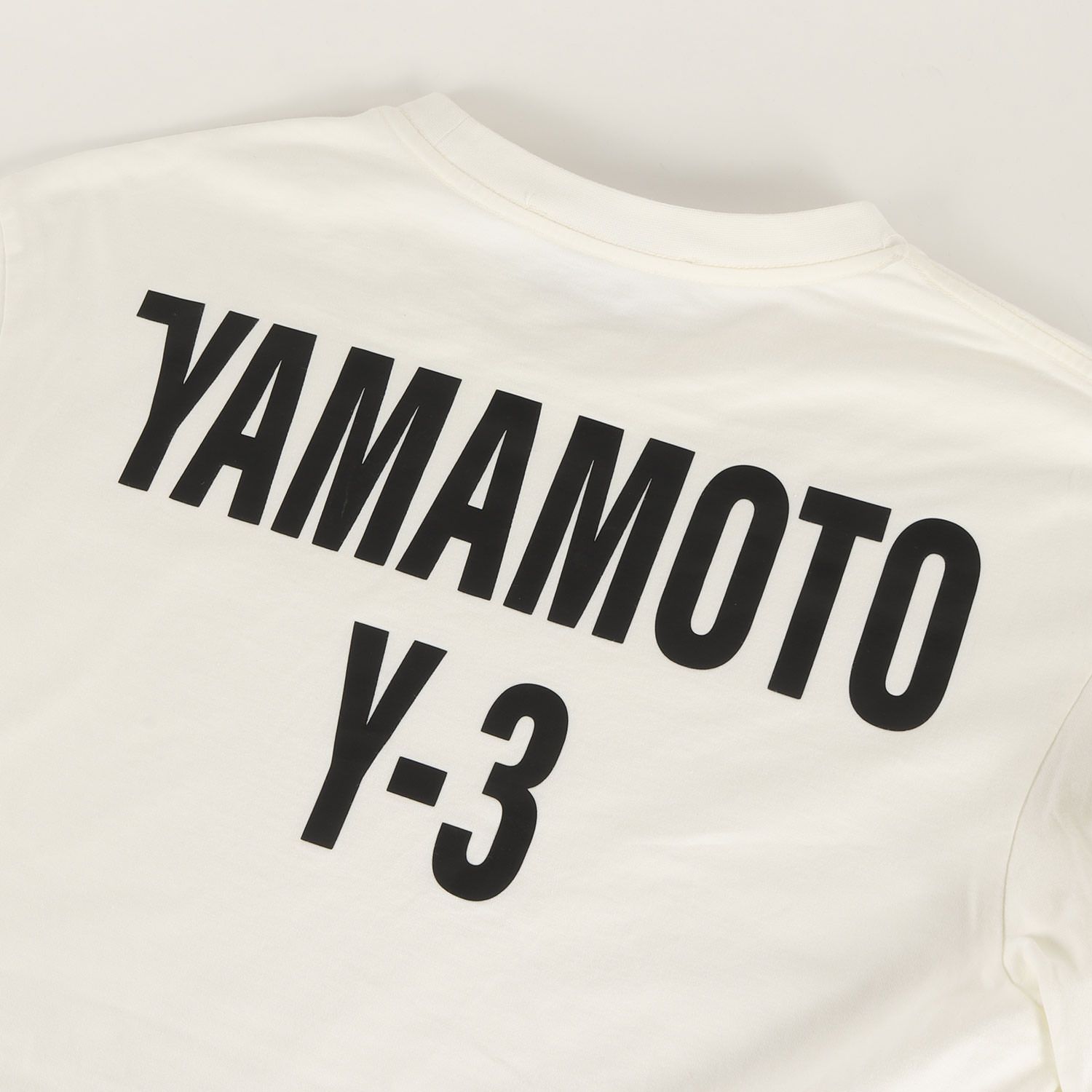 Y-3 ワイスリー Tシャツ オフホワイト 白 サイズ:XS | 20SS ロゴ