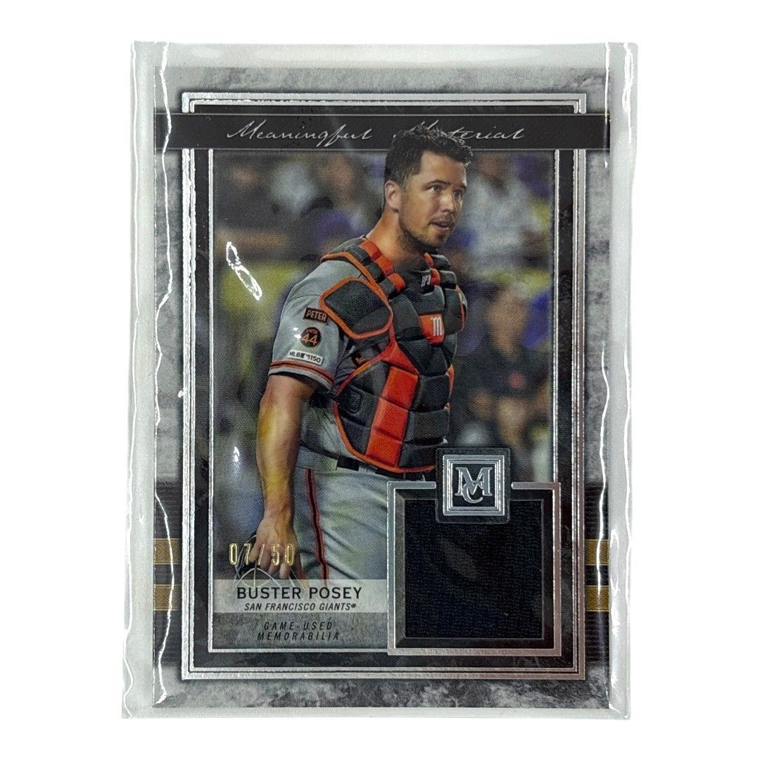 TOPPS MLBカード MUSEUM COLLECTION BUSTER POSEY SAN FRANCISCO GIANTS 20/25 #SPQR-BP 送料無料 中古 IT1 TOPPS MLBカード MUSEUM COLLECTION BUSTER POSEY SAN FRANCISCO