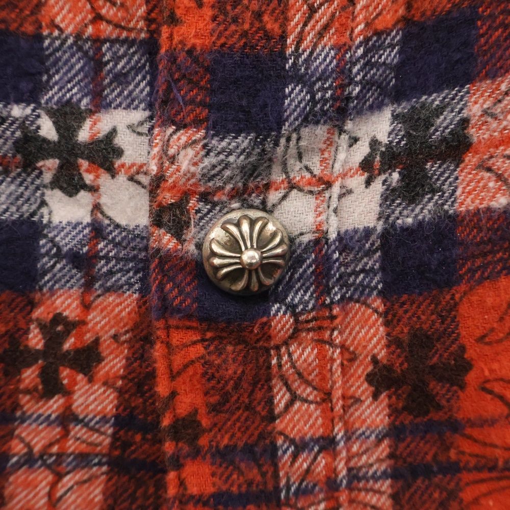 CHROME HEARTS (クロムハーツ) LOOSEENDS LS CHECK ルーズエンド 長袖