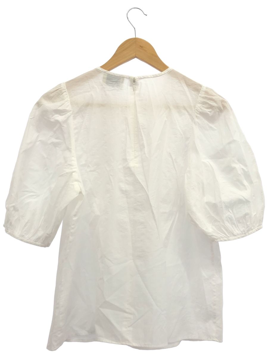 UNITED ARROWS - UNITED ARROWS (ユナイテッドアローズ) 1516-162-5145 MANTECO フリル ショートスリーブ ブラウス レディース ホワイト FREE UNITED ARROWS（ユナイテッドアローズ）の「MANTECO フリル