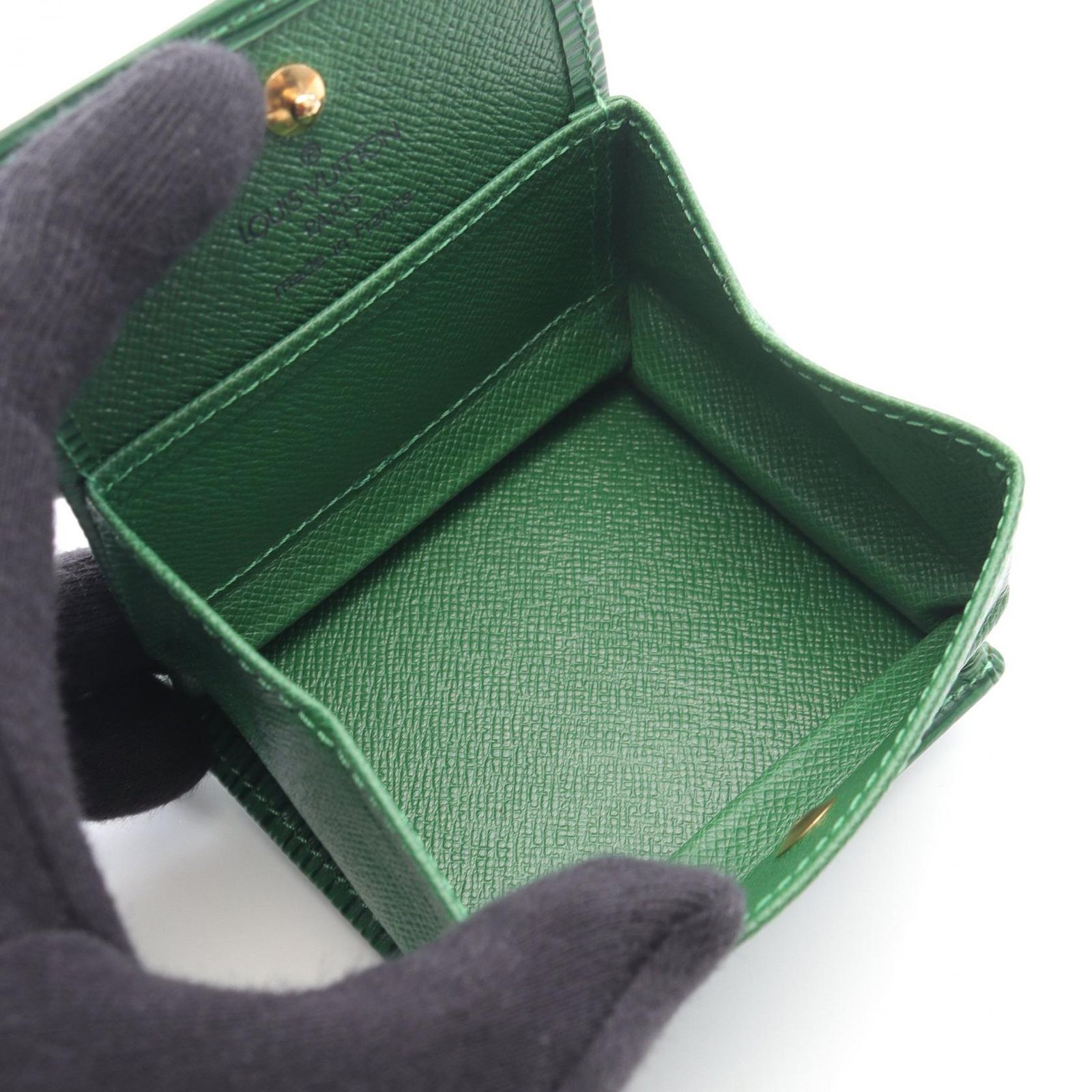 【極美品】ルイヴィトン　ポルトモネボワット　エピ　ケース　小銭入れ　緑 ルイ・ヴィトン LOUIS VUITTON コインケース ポルトモネ ボワット エピ