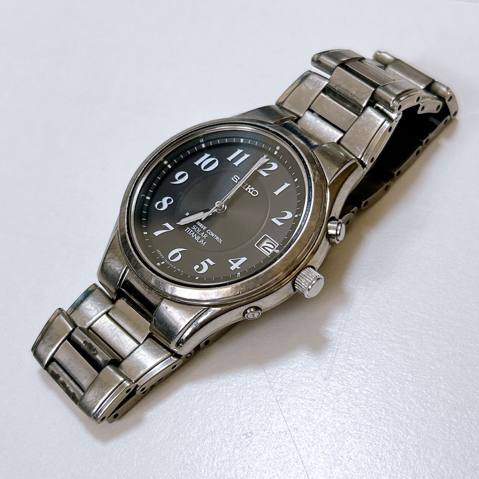 SEIKO セイコー 腕時計SPIRIT スピリット ソーラー電波時計 動作未確認 
