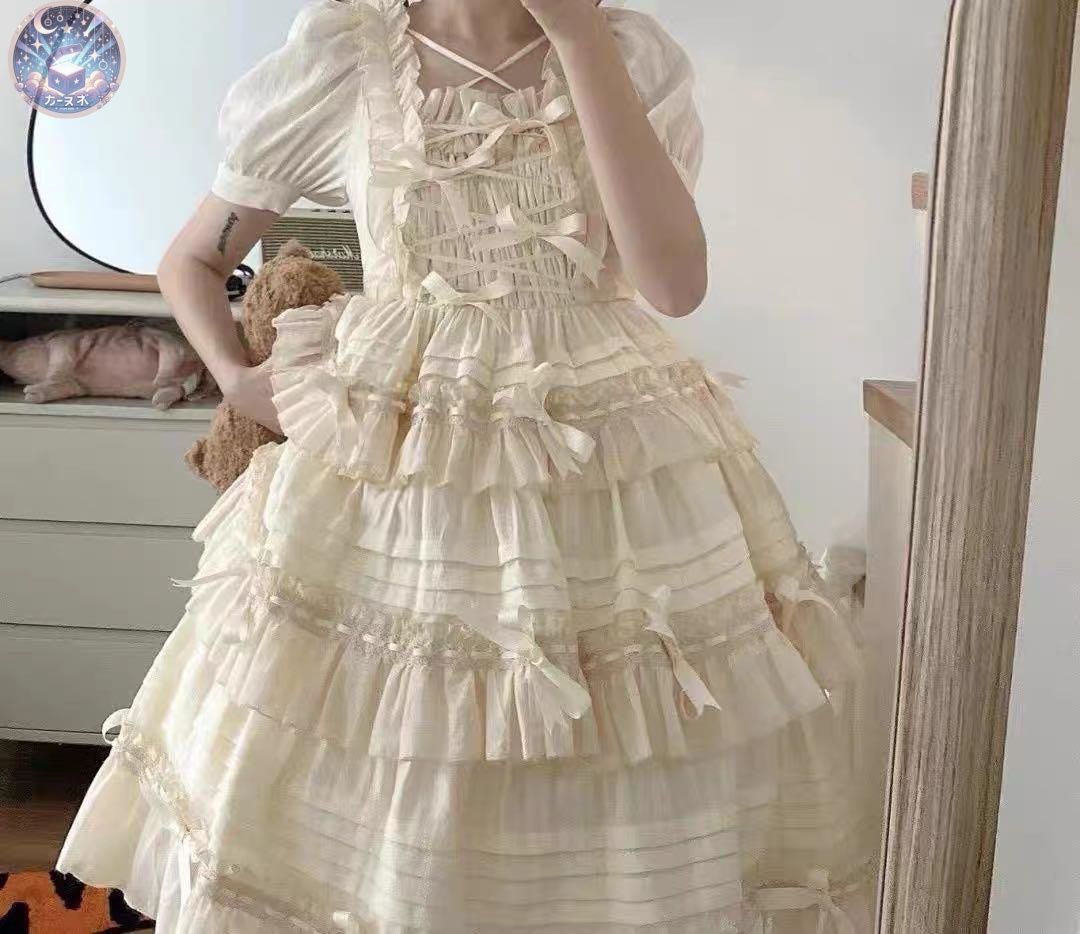 シンプルロリータジャンパースカート