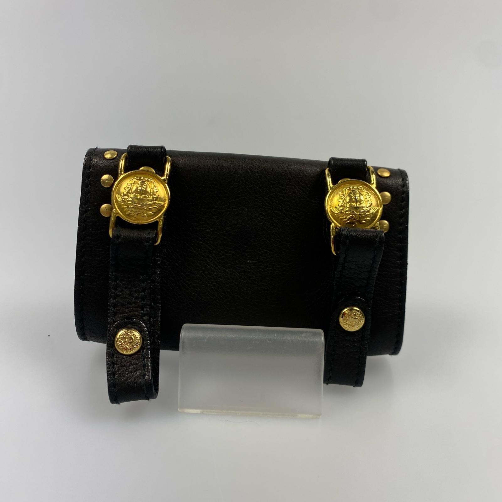 姫路東店】 中古 VERSACE | ヴェルサーチ ポーチ メデューサスタッズ  