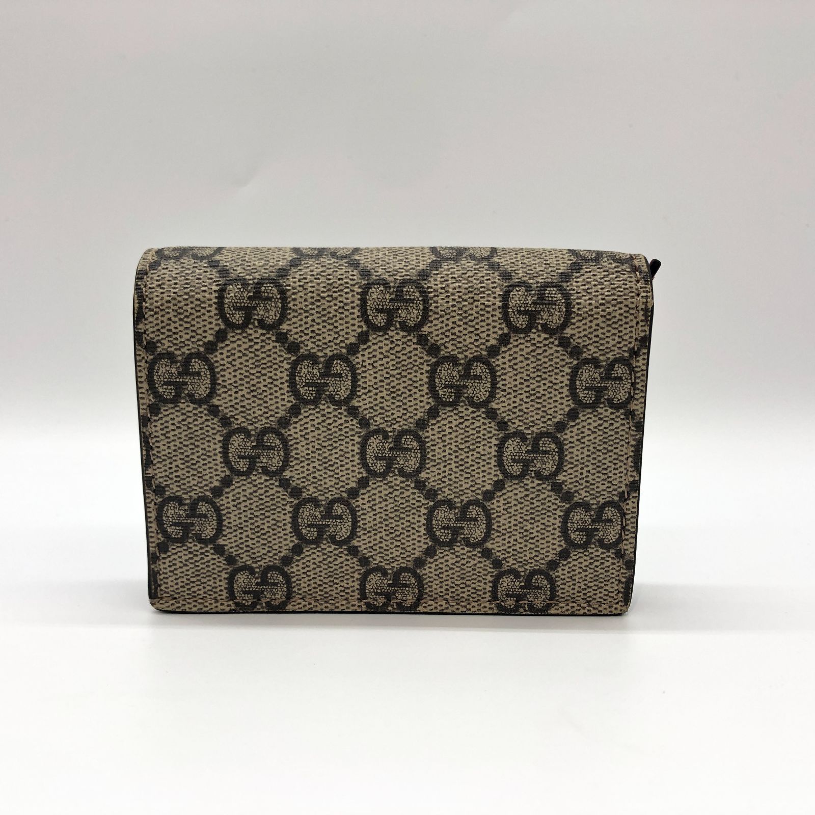 GUCCI グッチ 476050 1147 インターロッキングG GGスプリーム さくらんぼ 二つ折り 財布 ウォレット 中古 004930 -  メルカリ