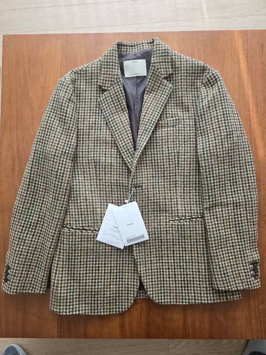 ポッタリー ウール シングル ブレスト ジャケット