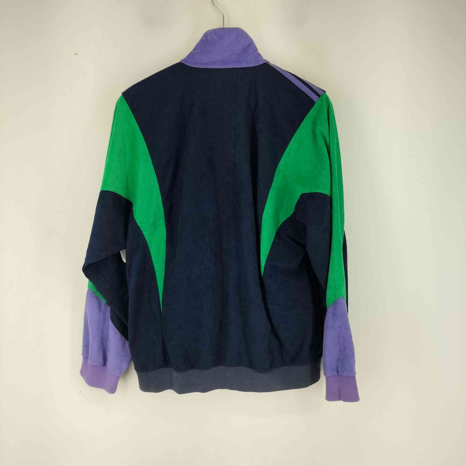 アディダス adidas 80~90s 万国旗タグ ベロアトラックジャケット