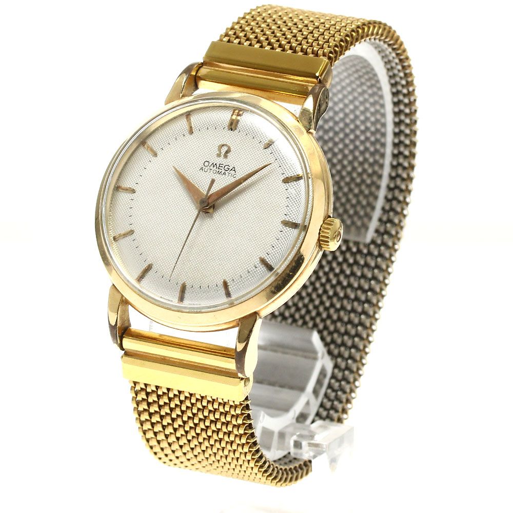 【希少 アンティーク】 OMEGA　オメガ　Ref.2864 7 SC　501　自動巻き　20石　GPxレザー　メンズ　腕時計 オメガ OMEGA 2864-7 cal.501 ヴィンテージ 自動巻き メンズ